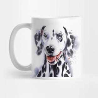 Dalmatian Watercolor Painting - Dog Lover Gifts Mug